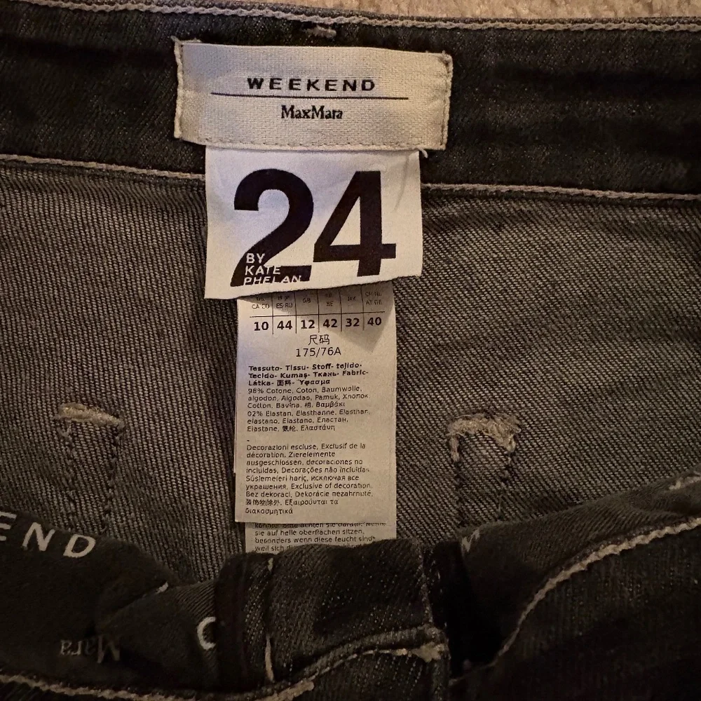 Black Max Mara crop jean (10) - Picture 2 of 10